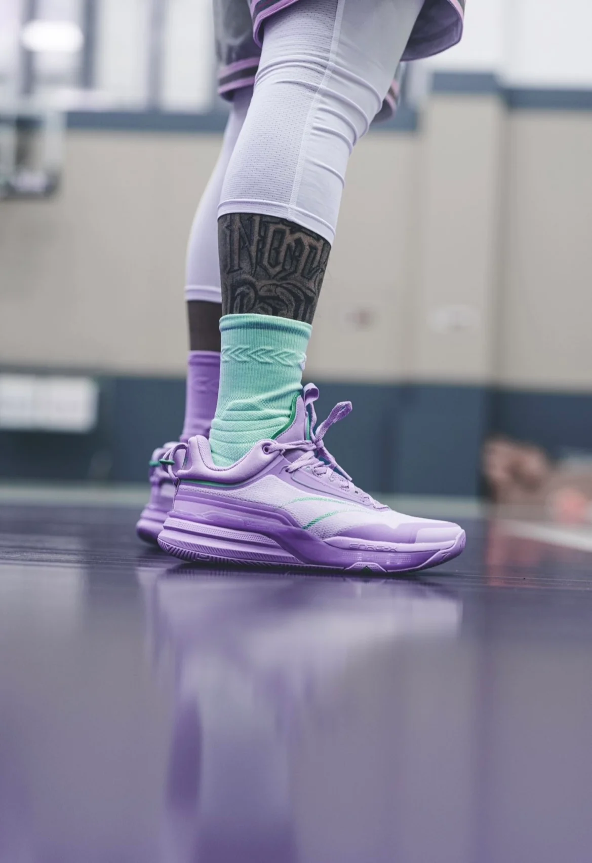 361 Degrees DVD1 Spencer Dinwiddie Basketball Sneakers - Digital currency - Image 4