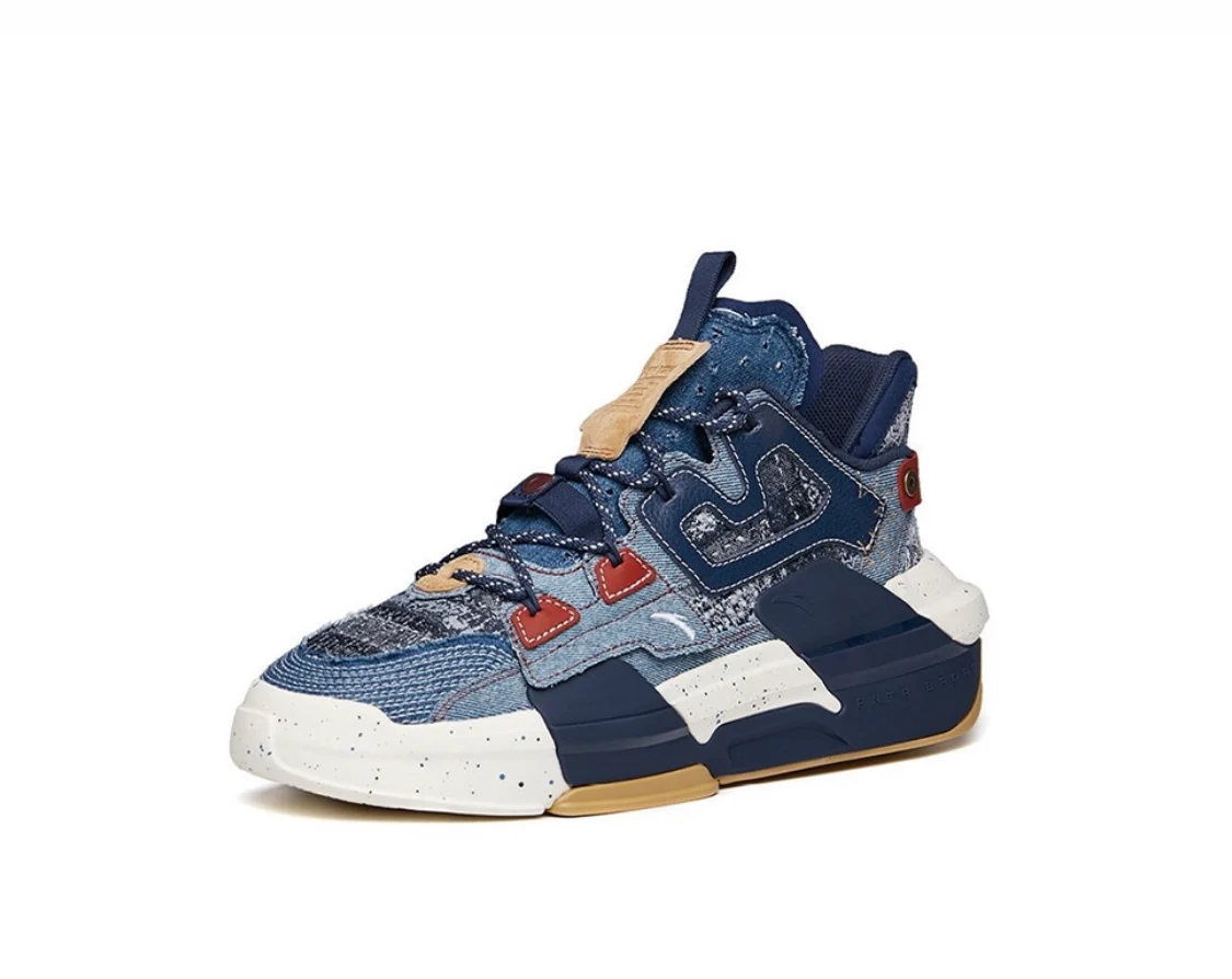 (Women & Men)【Yibo Wang】Anta Badao 3.0 - Denim - Image 2