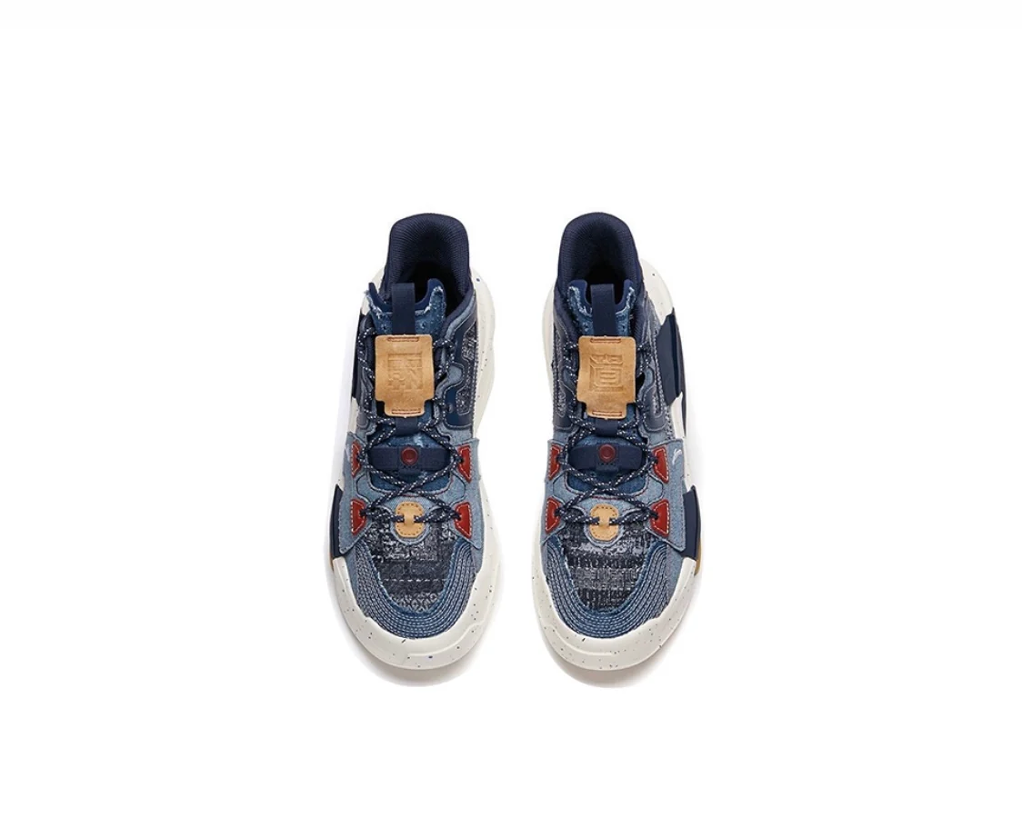 (Women & Men)【Yibo Wang】Anta Badao 3.0 - Denim - Image 3