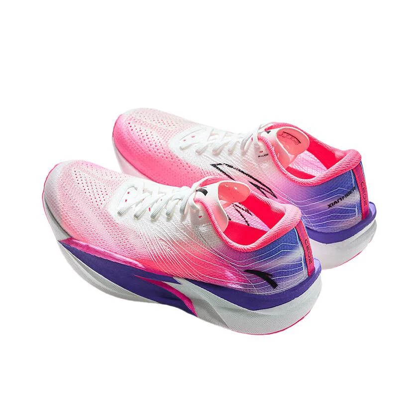 （Women & Men）Anta C202 6.0 Marathon Racing Shoes - White/Purple - Image 6