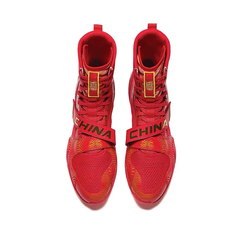 Anta | China National Team 2024 Paris Olympics Professional Boxing Shoes - Classic Red - Image 3