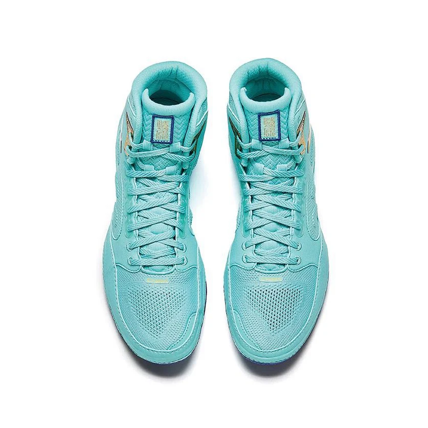 Anta | China National Team Professional Wrestling Shoes - Blue - Image 3