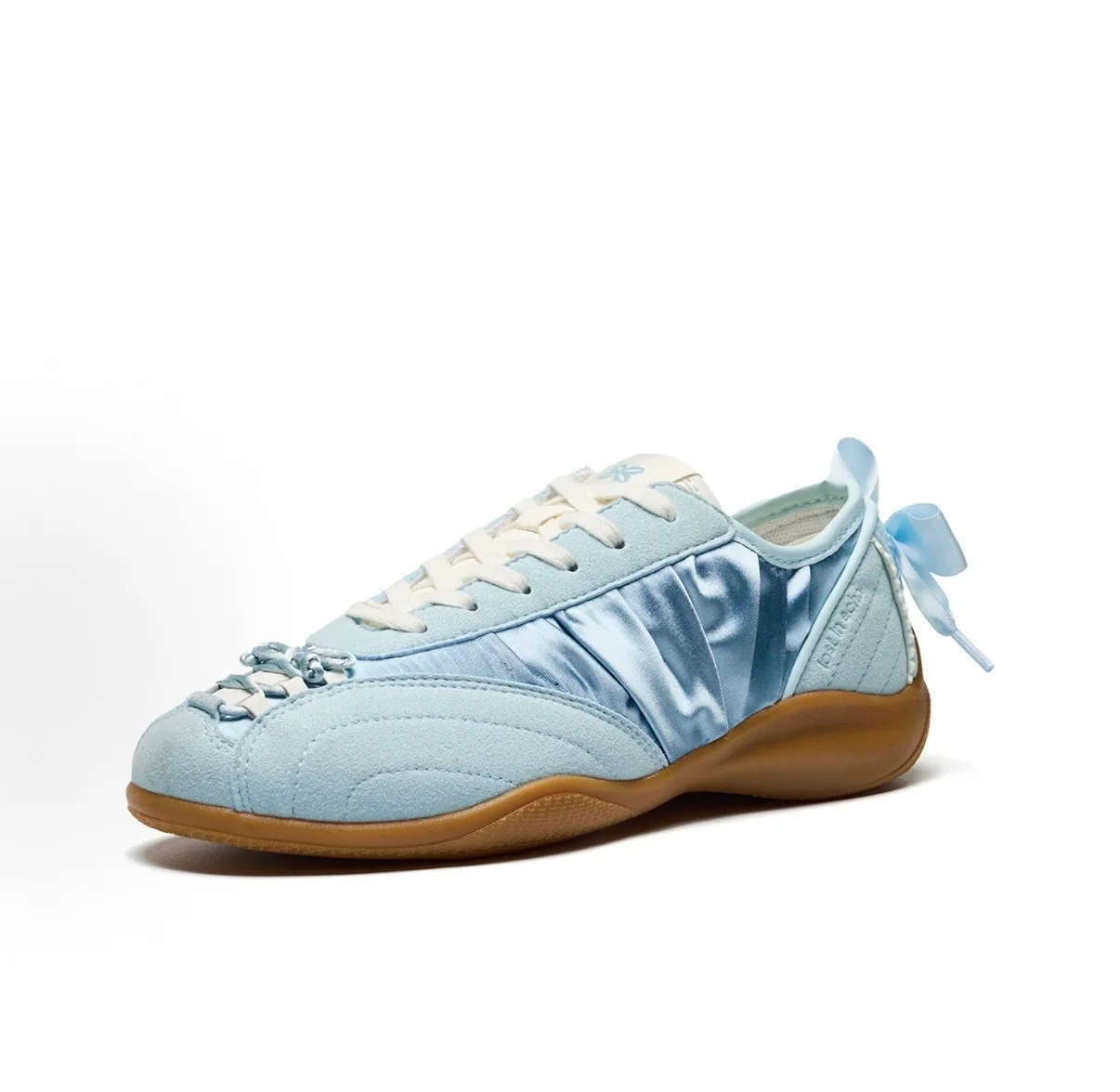 （Guan Xiaotong）Anta Colorfit × Lost In Echo Ballet Thin-Sole GAT Sneakers - Blue - Image 2