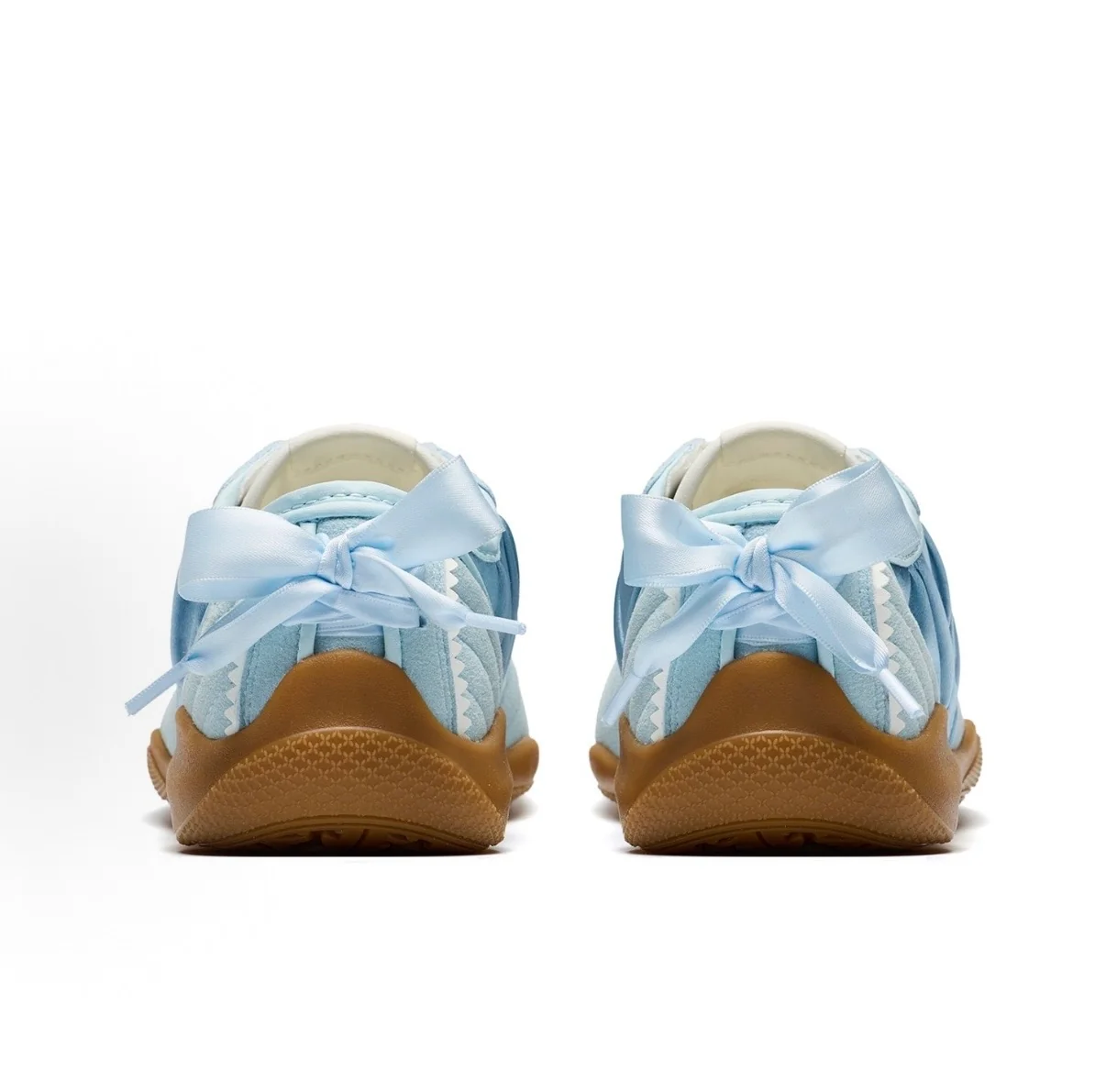 （Guan Xiaotong）Anta Colorfit × Lost In Echo Ballet Thin-Sole GAT Sneakers - Blue - Image 4