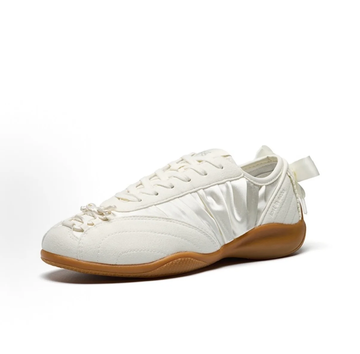 （Guan Xiaotong）Anta Colorfit × Lost In Echo Ballet Thin-Sole GAT Sneakers - White - Image 2