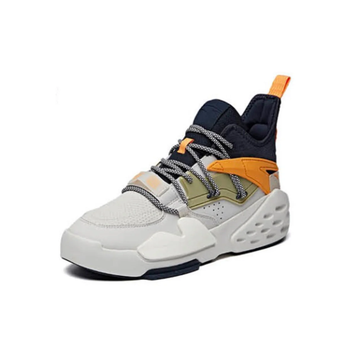 Anta Men's Badao 5 Mid Gray/Orange - Image 2