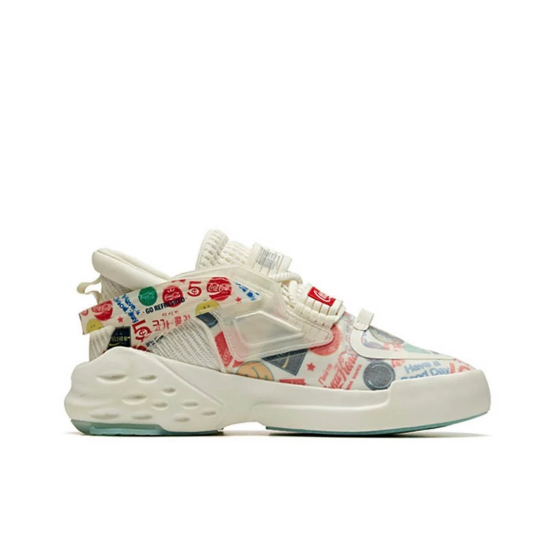 Anta Men's Badao x Coca Cola White/Red/Blue - Image 5