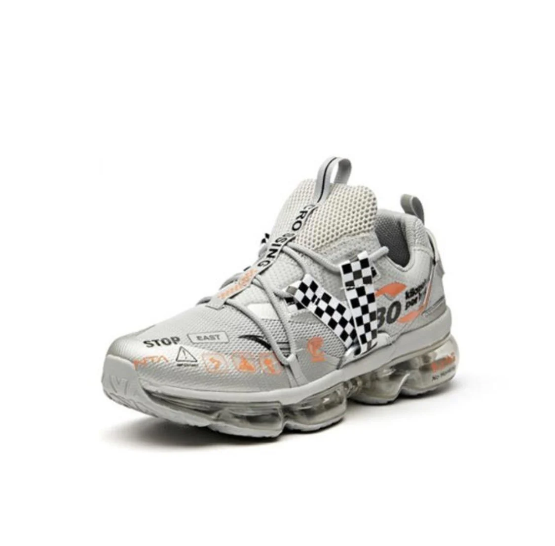 Anta Men's NASA SEEED Air Cushion Silver - Image 3