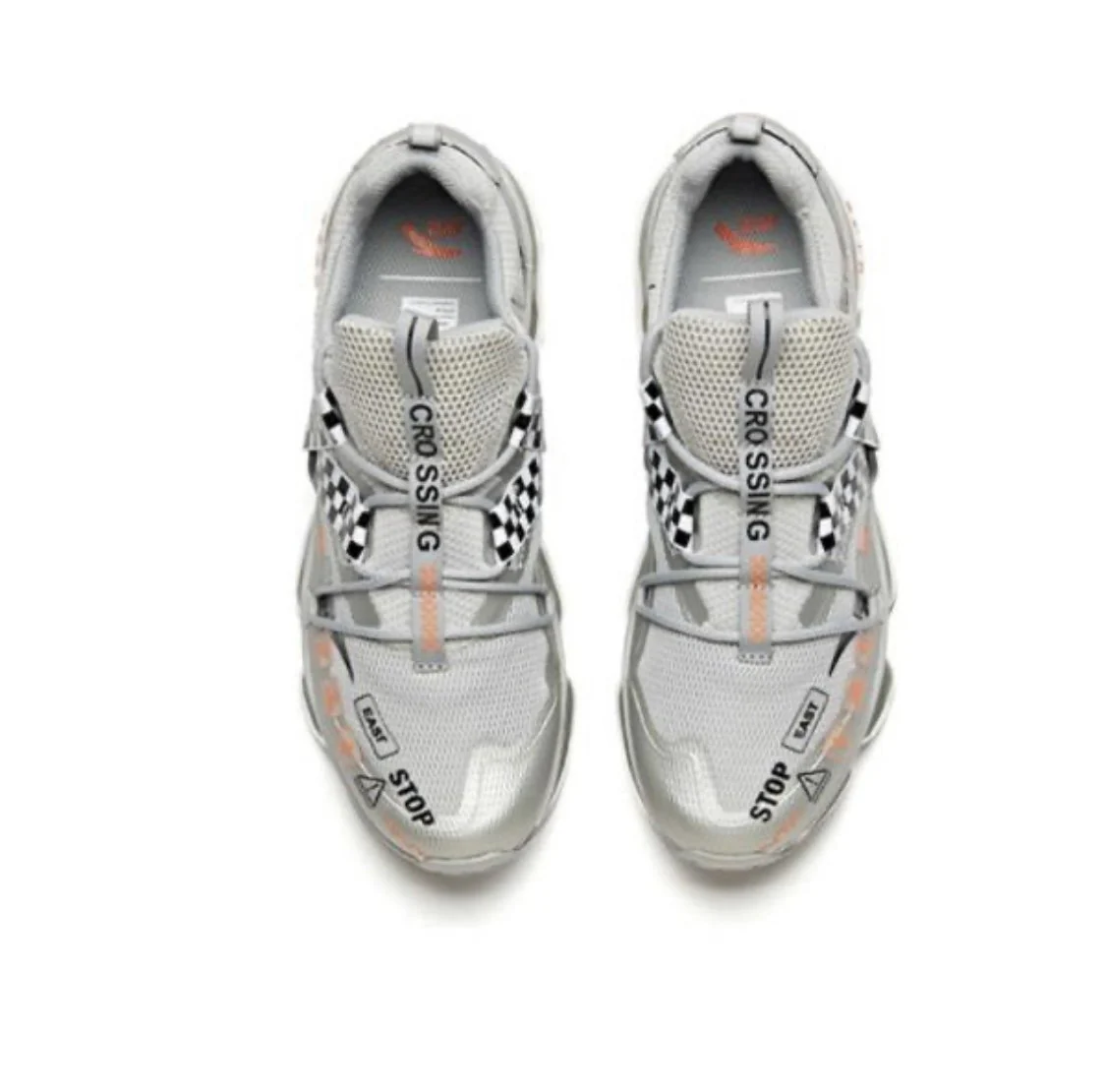 Anta Men's NASA SEEED Air Cushion Silver - Image 4
