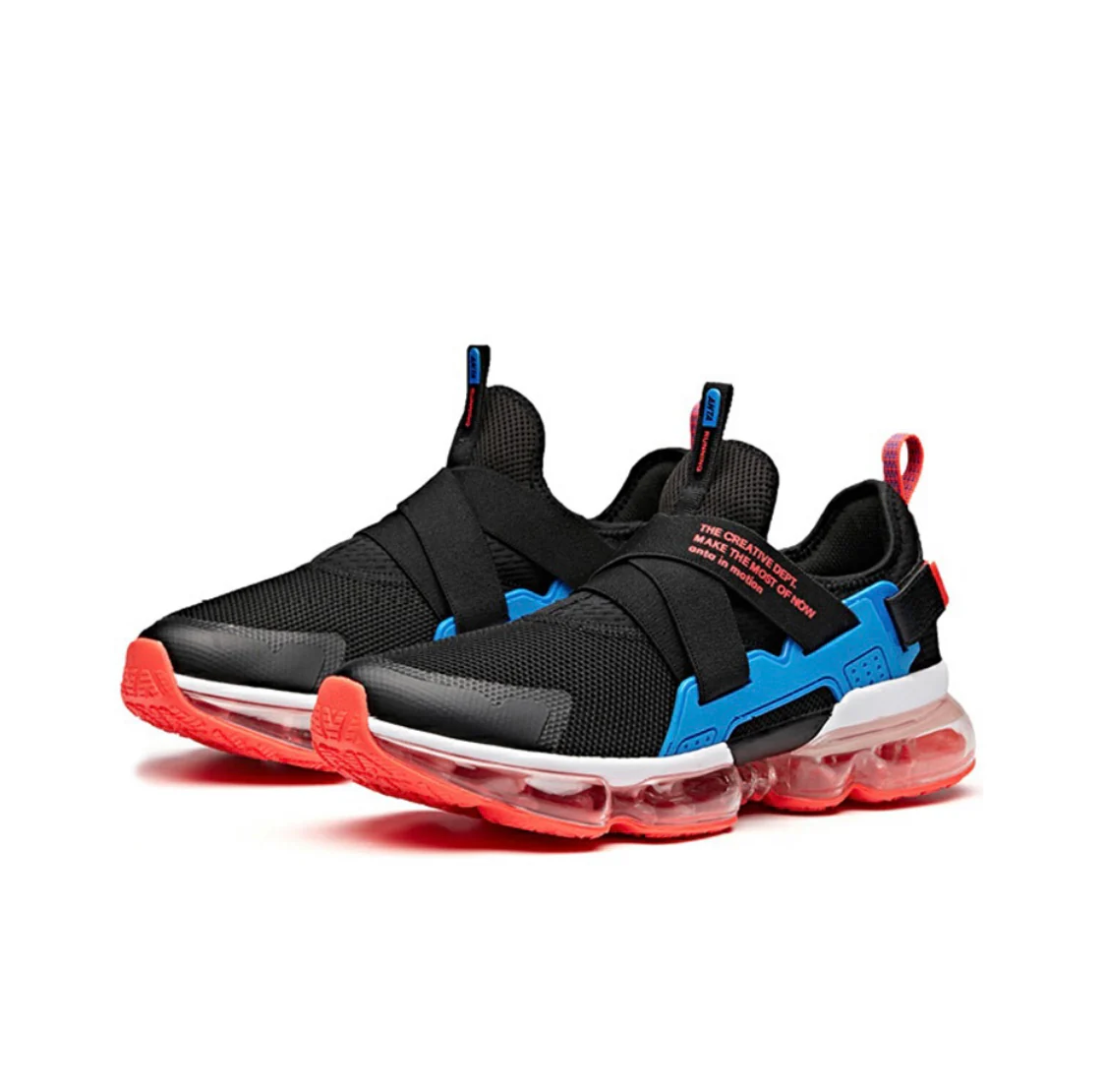 Anta Men's NASA Wanderer Running Shoes Black/Blue - Image 5
