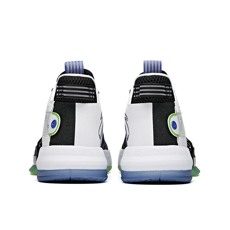 Anta Men's Shock The Game "Daringly" 2.0 Black/White/Green - Image 6