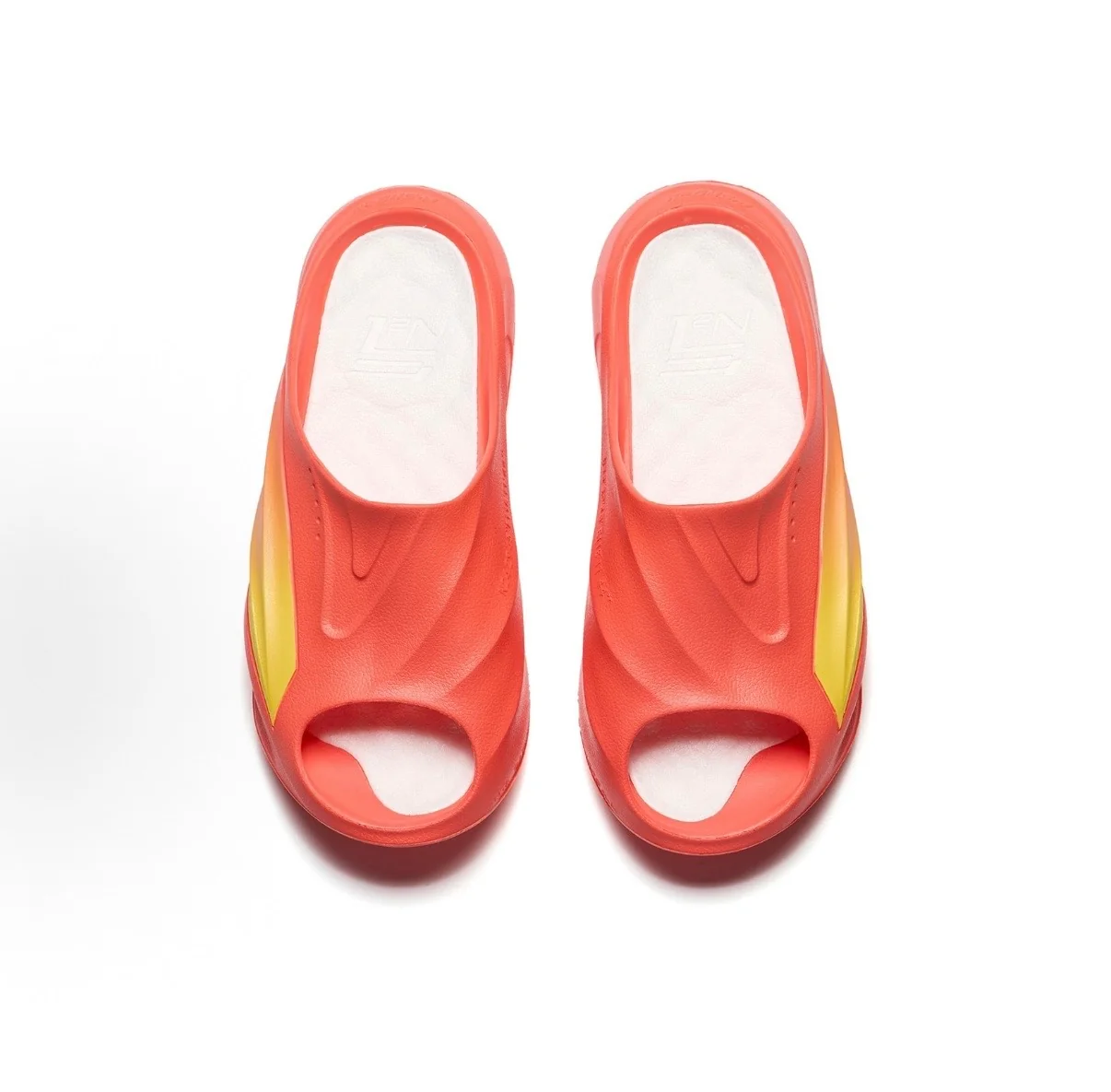 Anta Nitrogen Bubble Leisure Sports Recovery Slippers - Fluorescent Red - Image 2