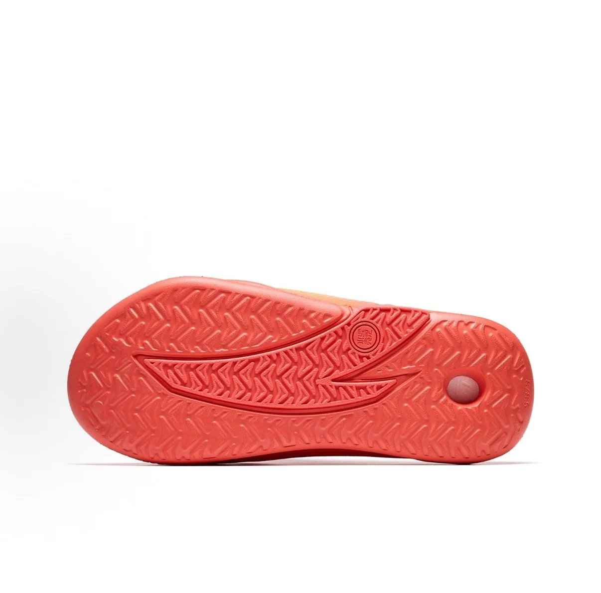 Anta Nitrogen Bubble Leisure Sports Recovery Slippers - Fluorescent Red - Image 4