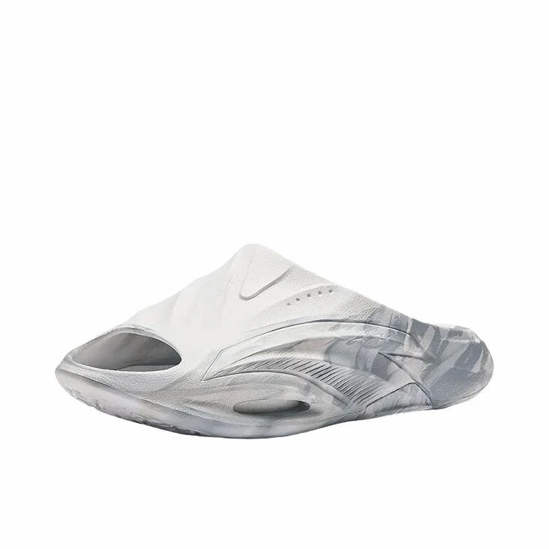 Anta Nitrogen Bubble Leisure Sports Recovery Slippers - Gray - Image 2