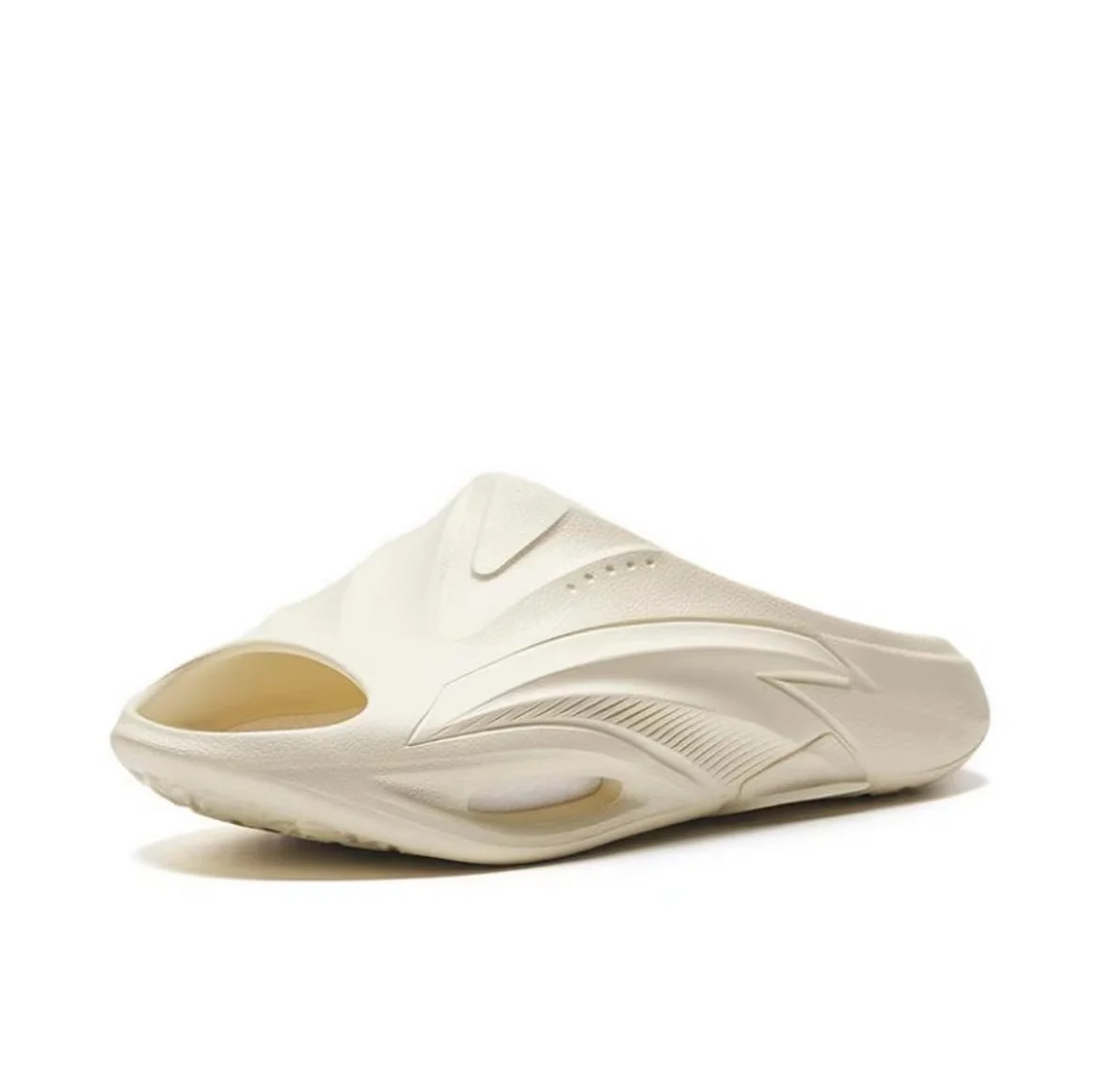 Anta Nitrogen Bubble Leisure Sports Recovery Slippers - Off White - Image 3