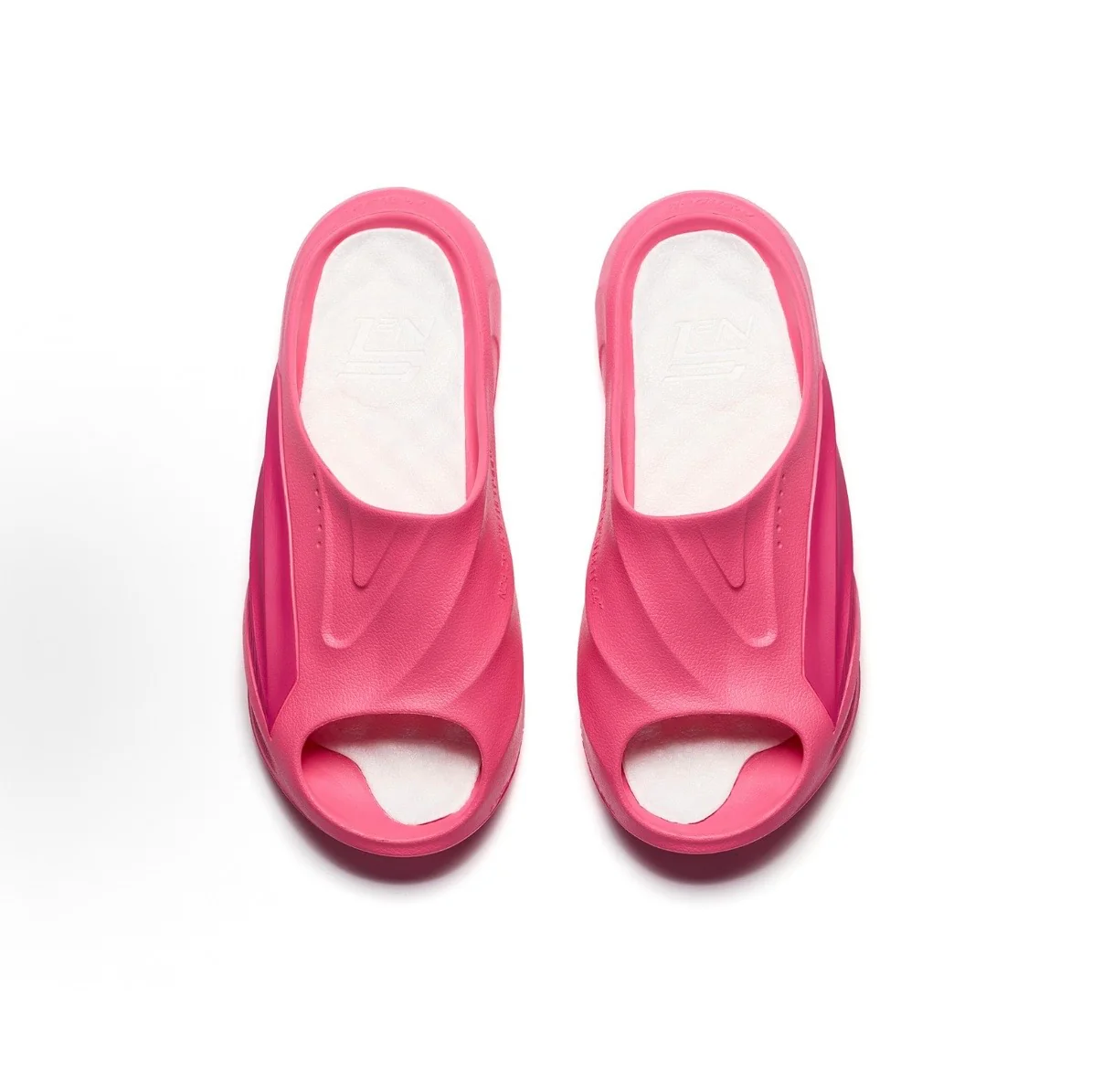 Anta Nitrogen Bubble Leisure Sports Recovery Slippers - Raspberry Red - Image 3