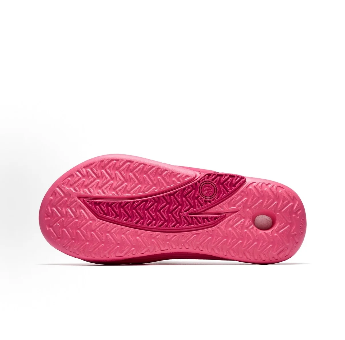 Anta Nitrogen Bubble Leisure Sports Recovery Slippers - Raspberry Red - Image 5