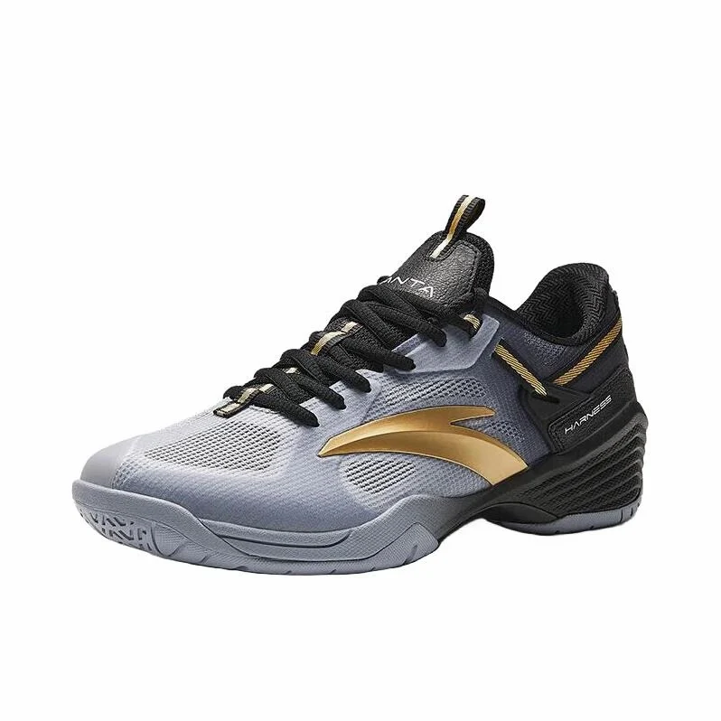 Anta Professional Badminton Shoes - Fog Gray/Base Black - Image 2