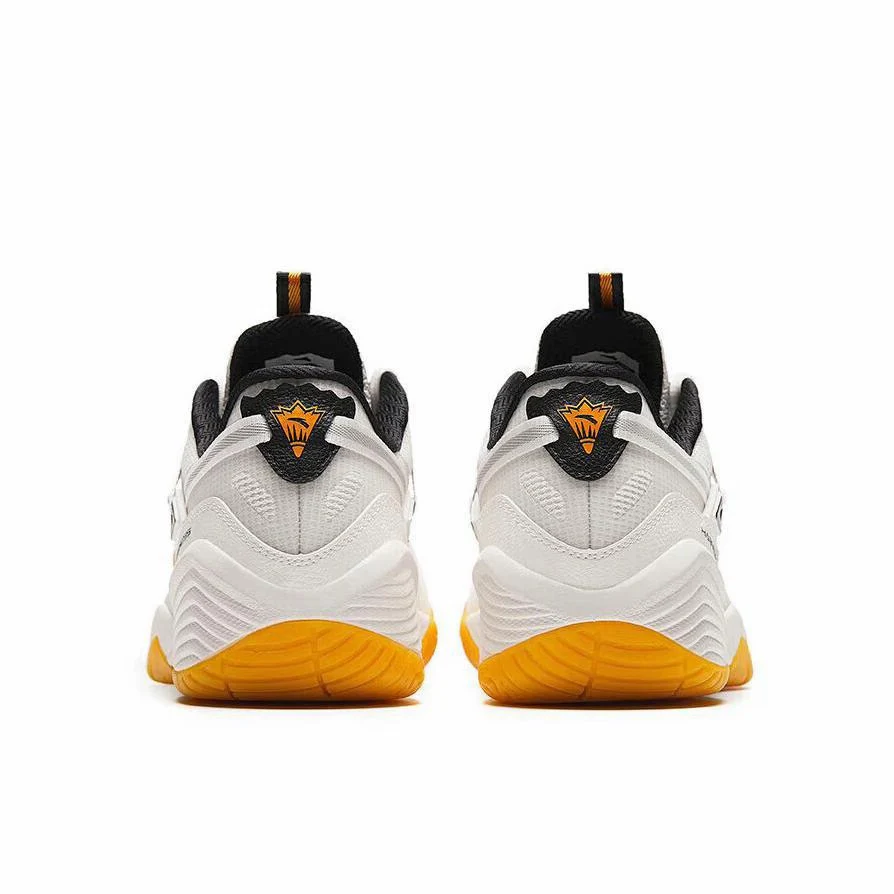 Anta Professional Badminton Shoes - White/Yellow - Image 4