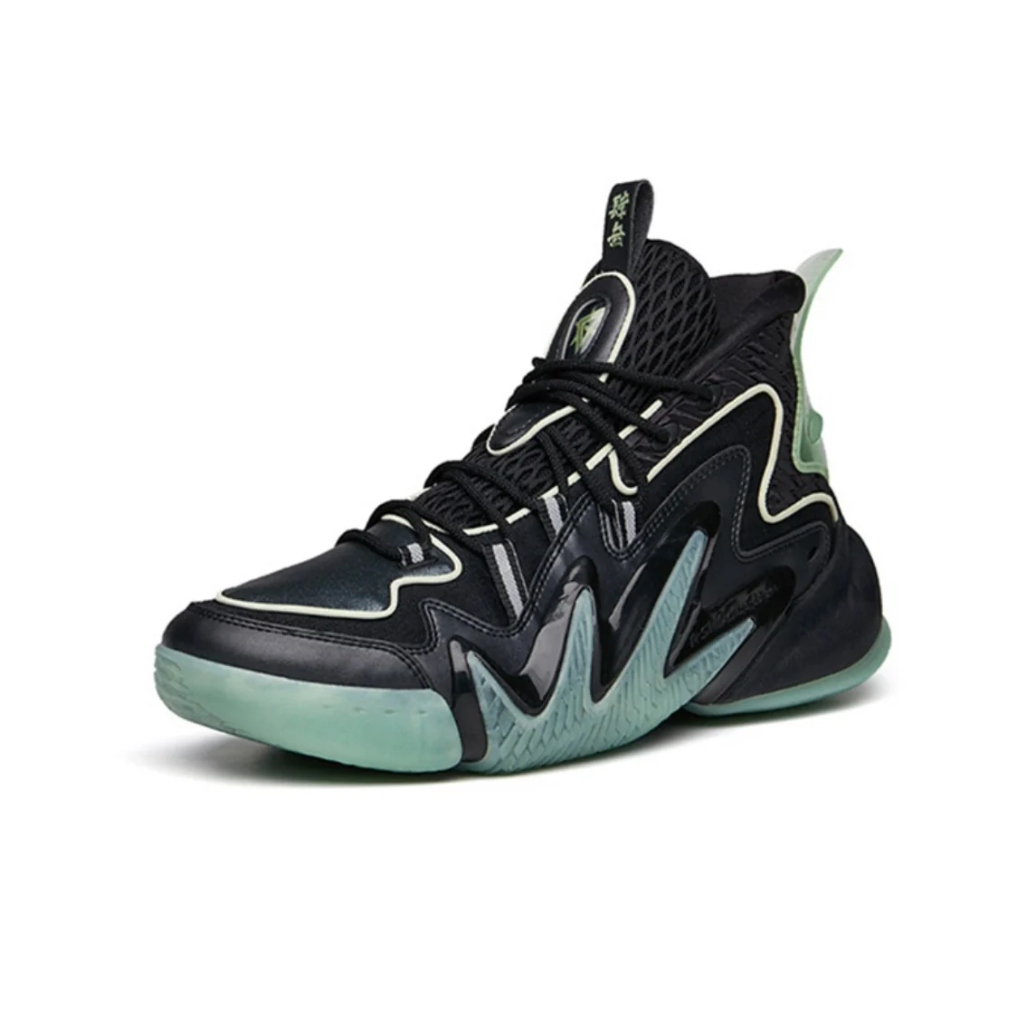 Anta Shock Wave 2 - Black/Green - Image 2