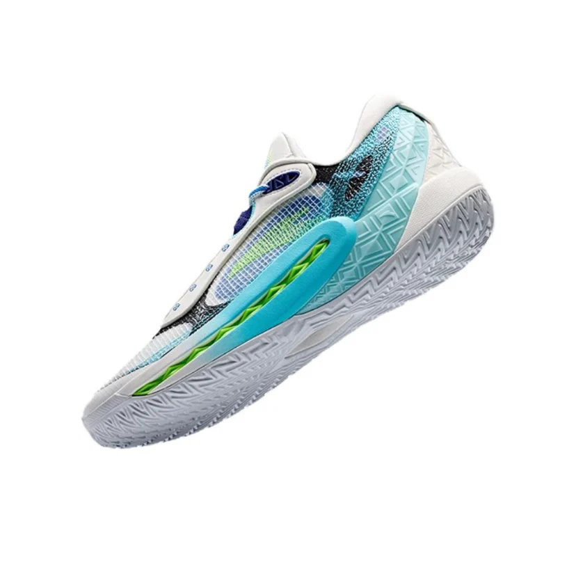 Anta Shock Wave 6 - White/Blue - Image 3