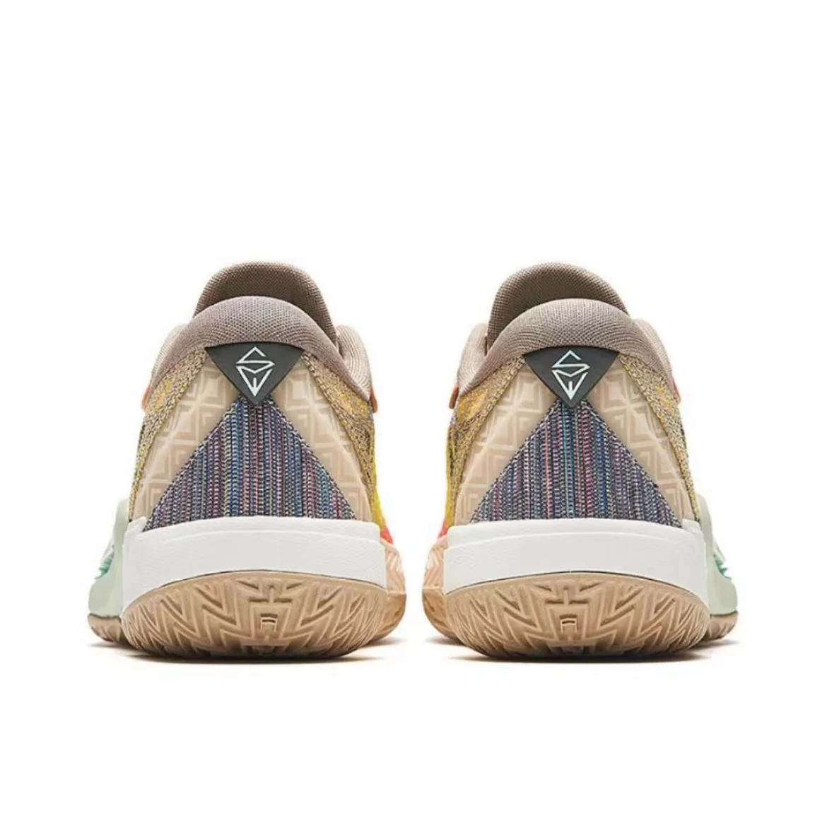 (Women & Men)Anta Shock Wave 6 - Yellow/Brown/Pink - Image 4