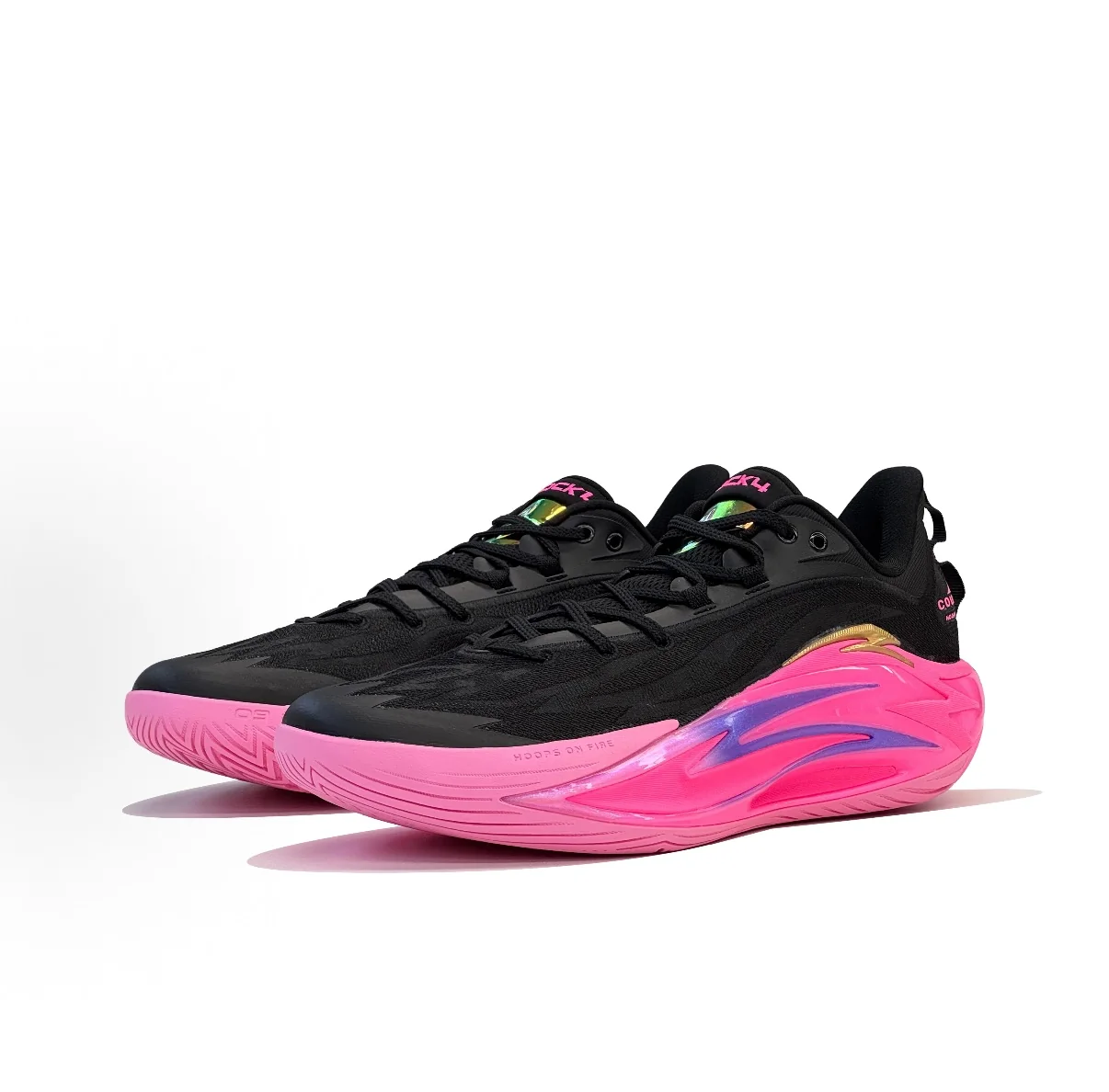 Anta Shock Wave 7 Pro - Black/Pink - Image 2