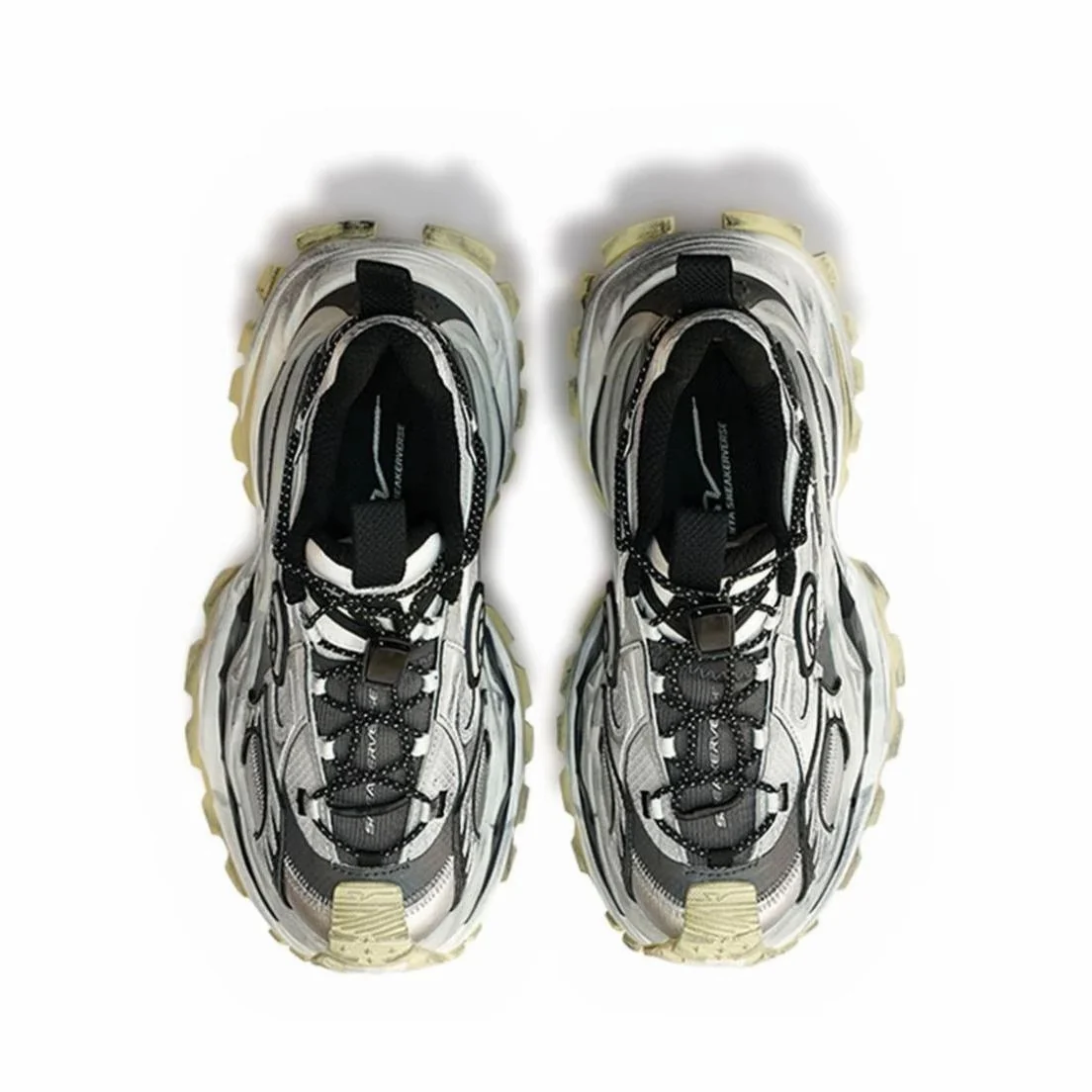 (Men & Women) ANTA SNEAKERVERSE StrataVerse Rock Layer Low Dad Shoes - Gray - Image 5