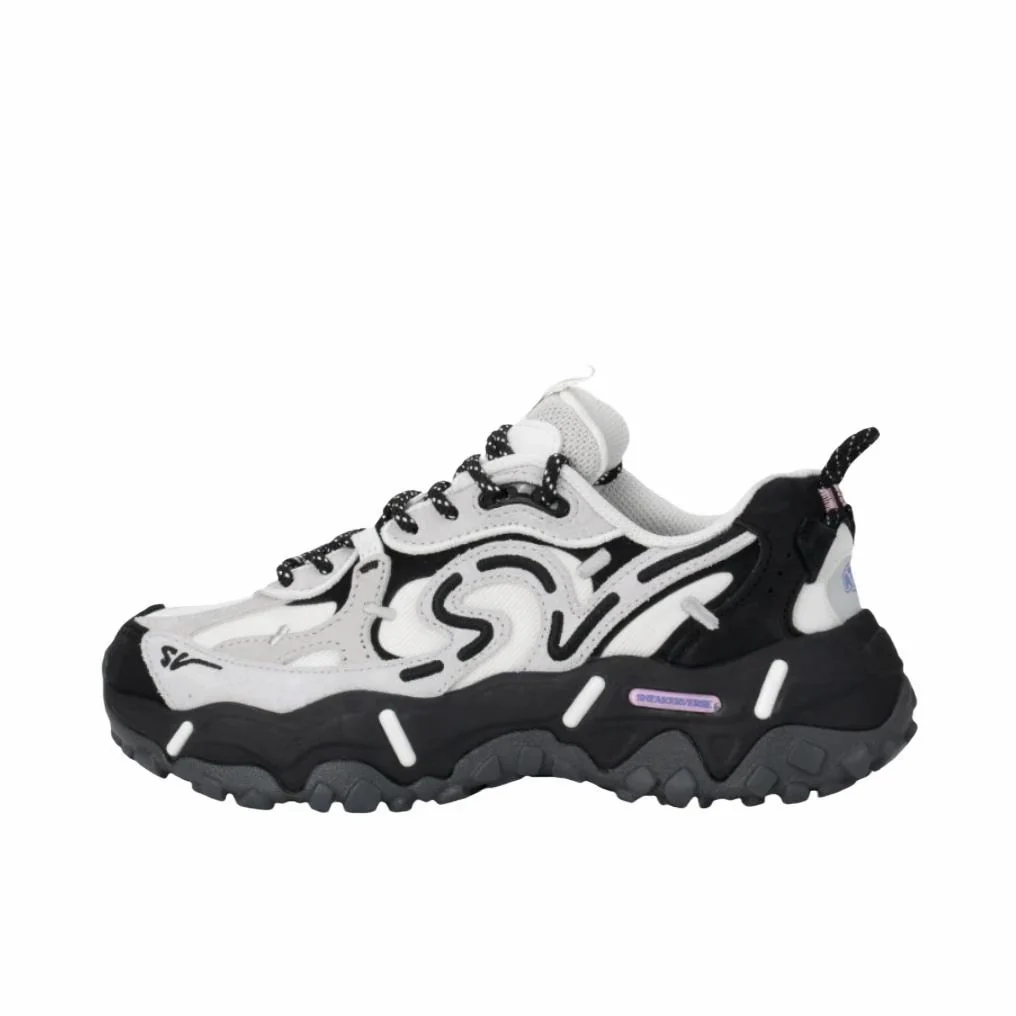 （Women）ANTA SNEAKERVERSE SV Cookie Fashionable Lifestyle Shoes - White/Gray