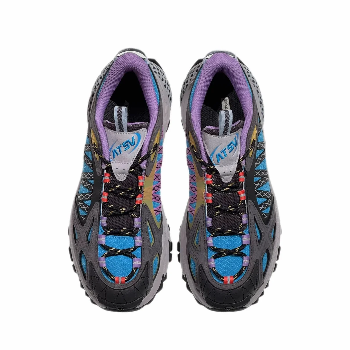 ANTA SNEAKERVERSE ZIGZAG Low-top Casual Shoes - Blue/Gray/Black - Image 4