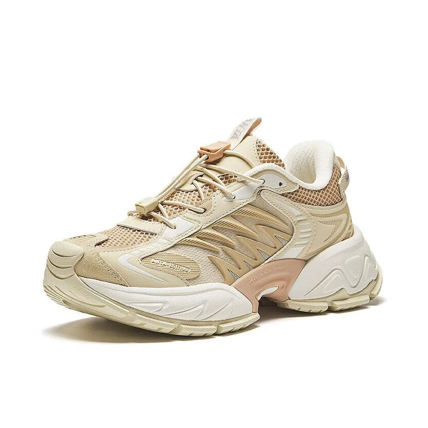 (Women) Anta Star Moon 2 Retro Dad Shoes - Wood Yellow - Image 2
