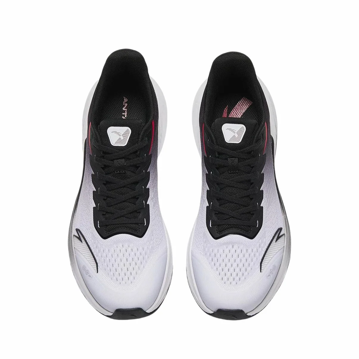 【Yibo Wang】 Anta Stinger 6 Fabric PP Film Running Shoes - White/Gray - Image 5