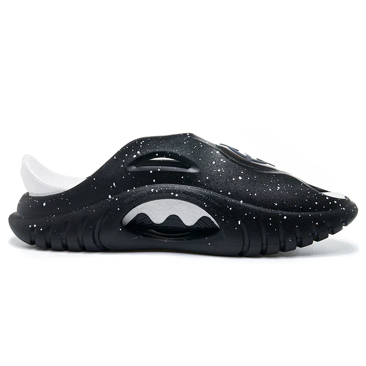 Austin Reaves x RIGORER Waterproof Soft Elastic Shark Slippers - Coconut Ash - Image 3