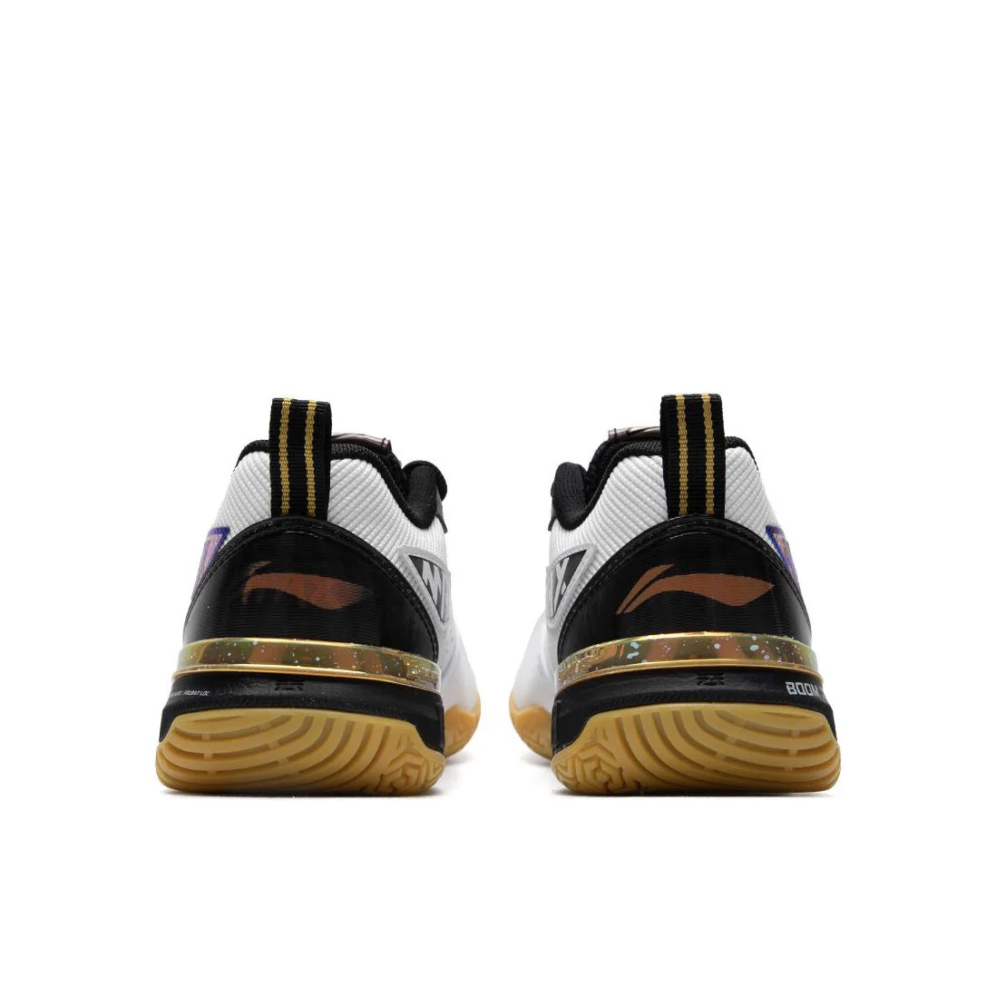 【Fu Haifeng】Blade DF-01 Max | Li-Ning Badminton Shoes - White/Black - Image 4