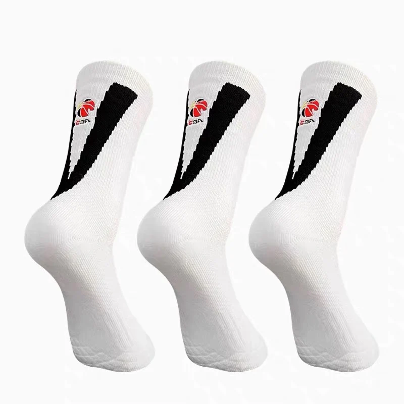 CBA Player Edition Elite PE Long Basketball Socks (Big V) - Image 8