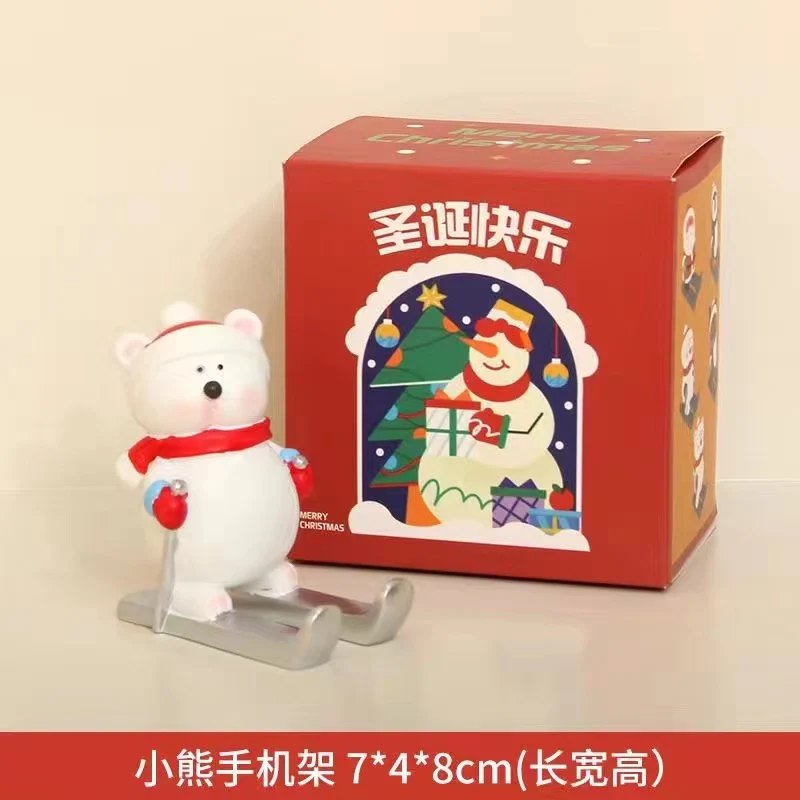 Christmas Gifts | Santa Claus Elk Desktop Phone Holder - Image 4