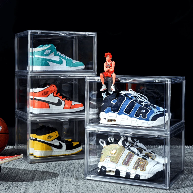 Clear Acrylic Plastic Shoe Box - Image 3