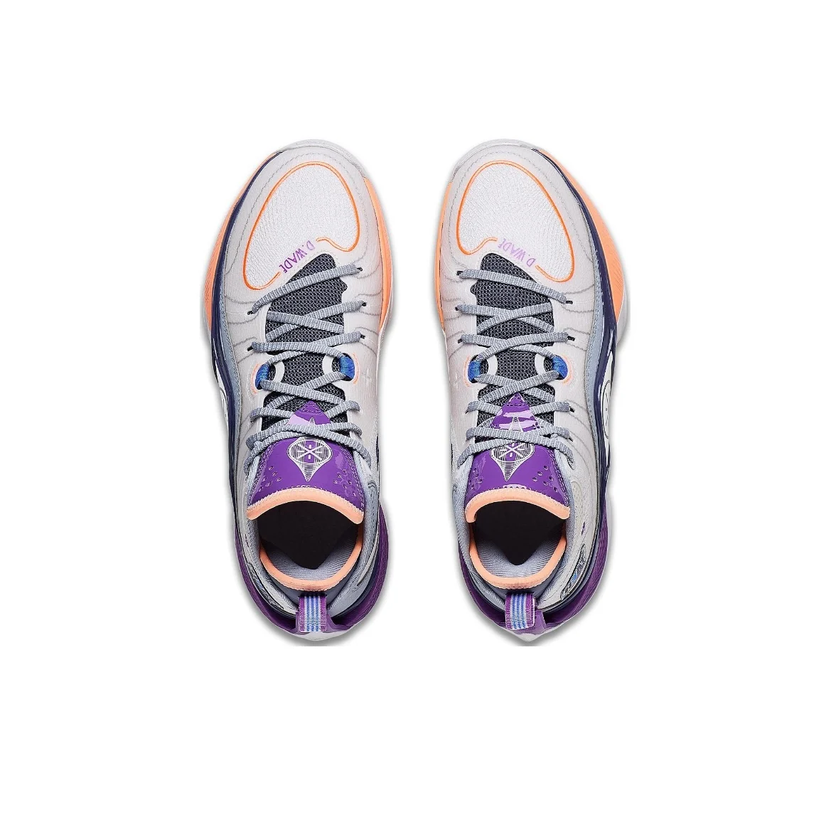D'Angelo Russell x Li Ning Wade Shadow 5 - White/Purple - Image 5