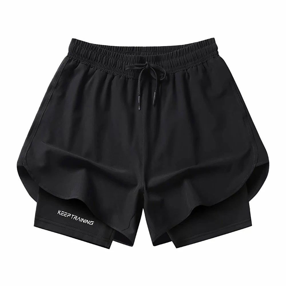 Double-layer Marathon/Running Quick-drying Shorts - Image 2