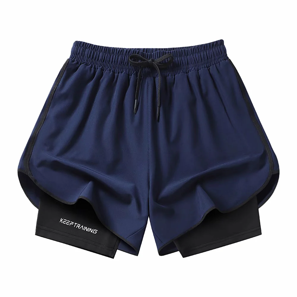 Double-layer Marathon/Running Quick-drying Shorts - Image 4