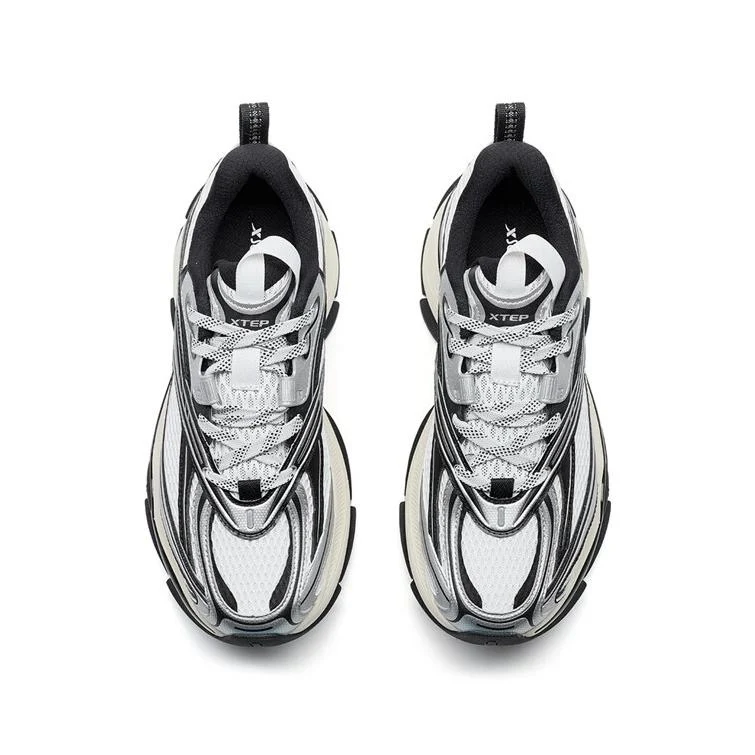 Dylan | Xtep Men's/Women's Basque 2 - White/Black/Gray - Image 5
