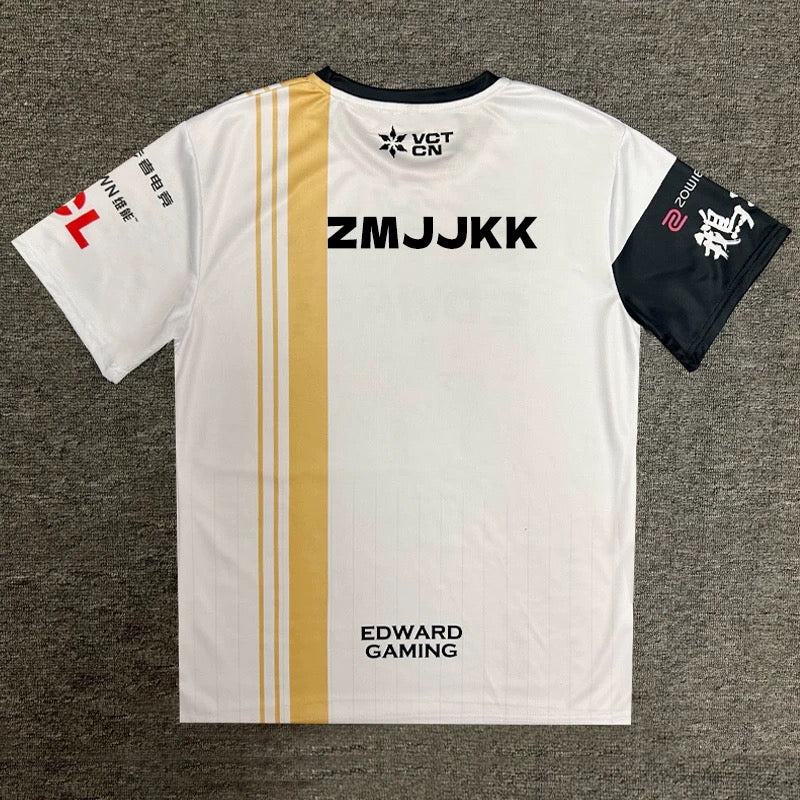 EDG Team 2024 Fearless Contract Seoul Global Championship Valorant T-shirt Zmjkk Kang Kang Team Uniform - Image 2