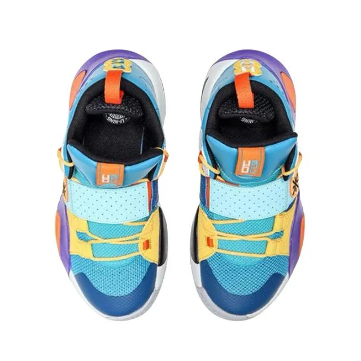 （Kids/Young）Li-Ning Wade All City 8 - Blue/Purple - Image 5