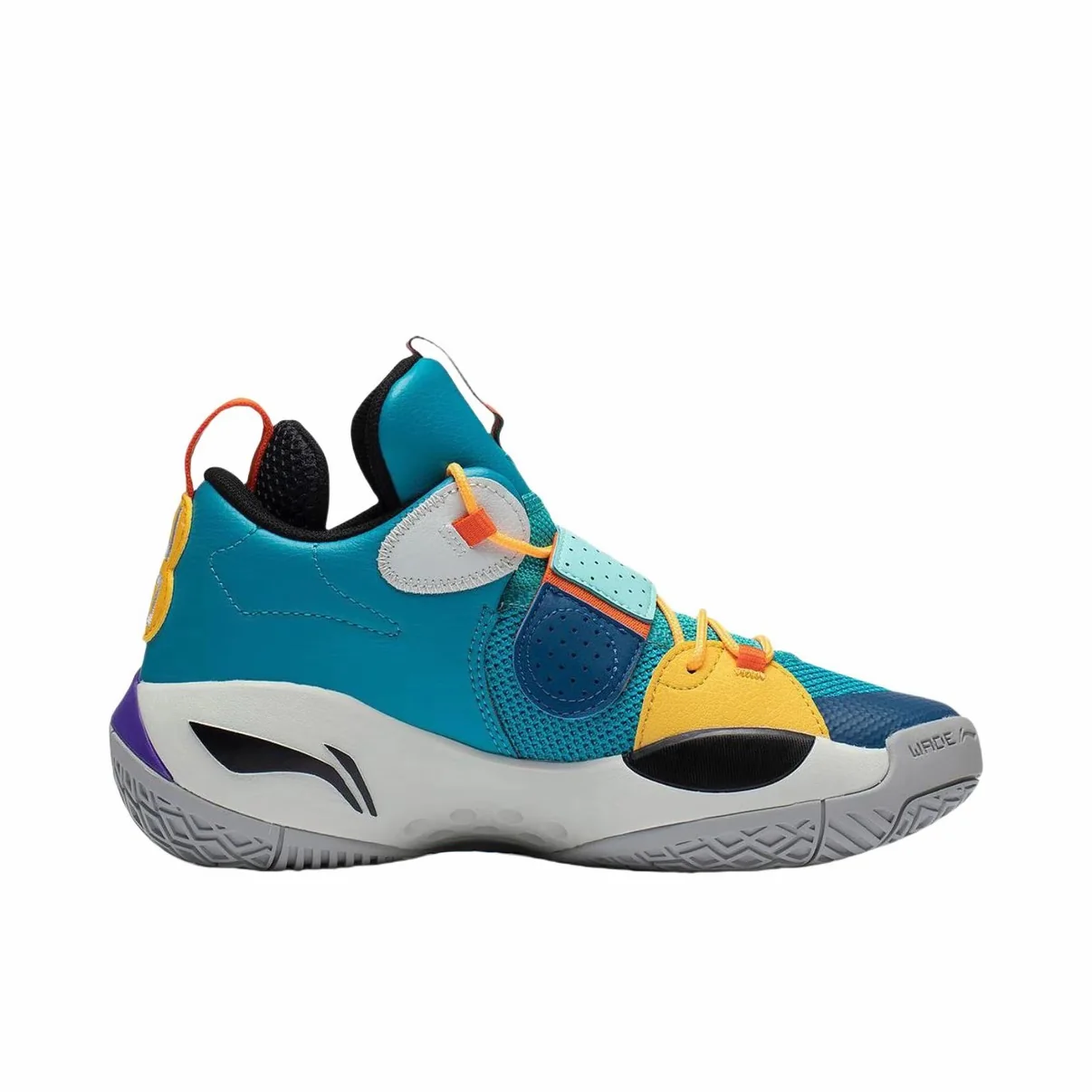 （Kids/Young）Li-Ning Wade All City 8 - Blue/Purple - Image 6