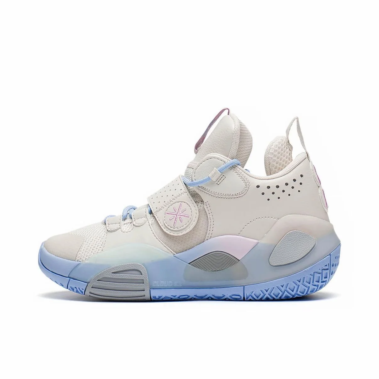 (Kids/Young)Li-Ning Wade All City 8 - Pearl White/Blue