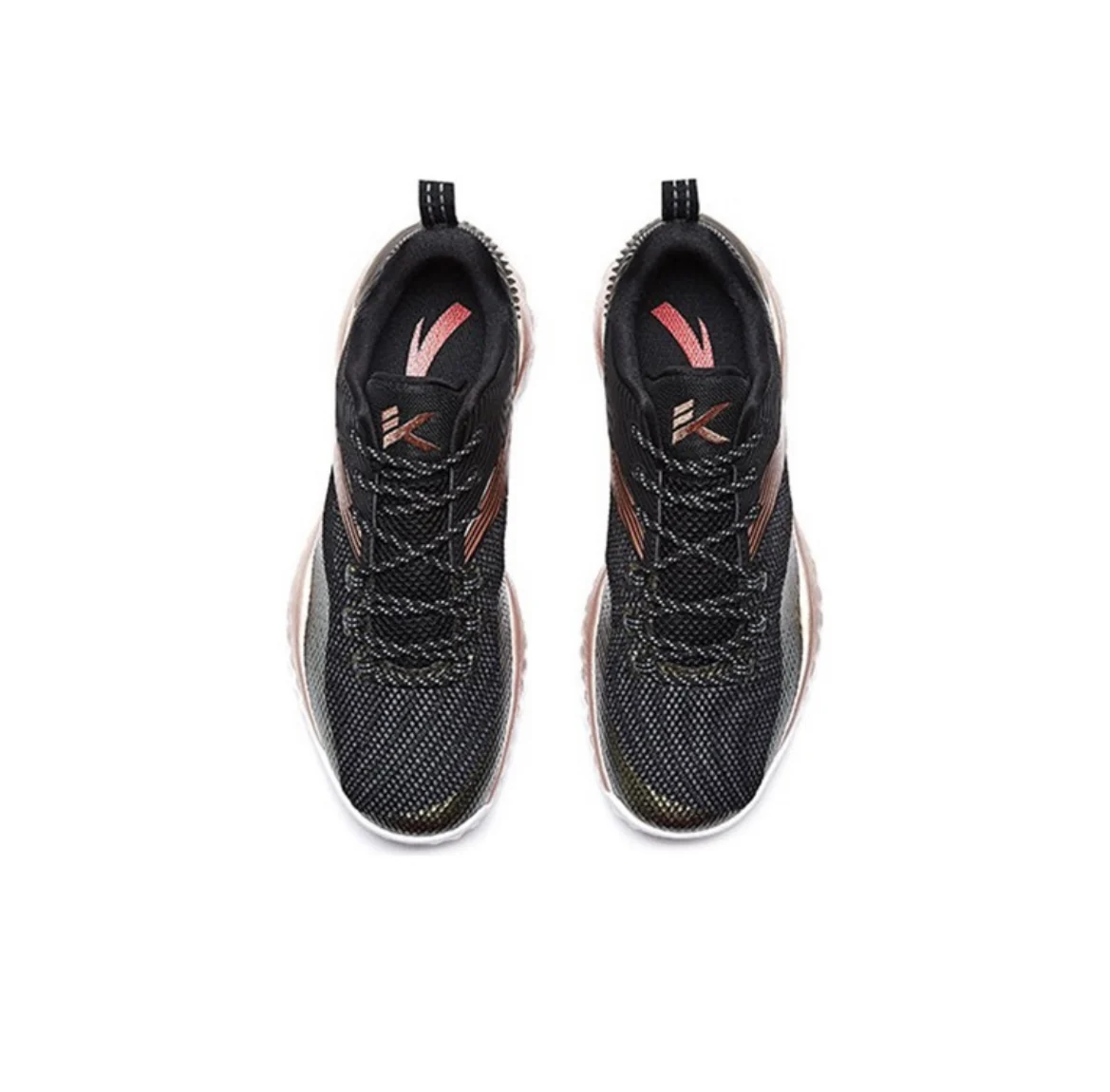 Klay Thompson x Anta Shock The Game 1.0 Basketball Shoes - Black/Gold - Image 4