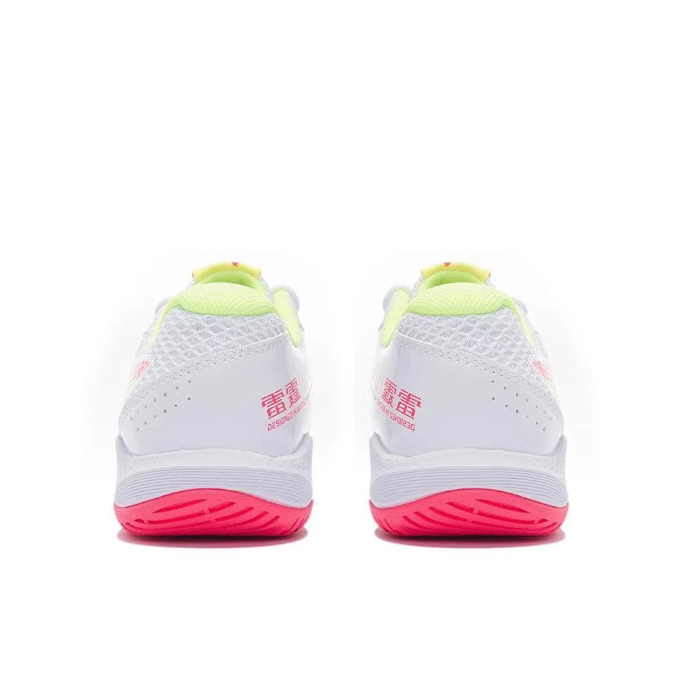 Li-Ning AXforce LT-01 Lite Badminton Shoes - White/Red/Yellow - Image 3