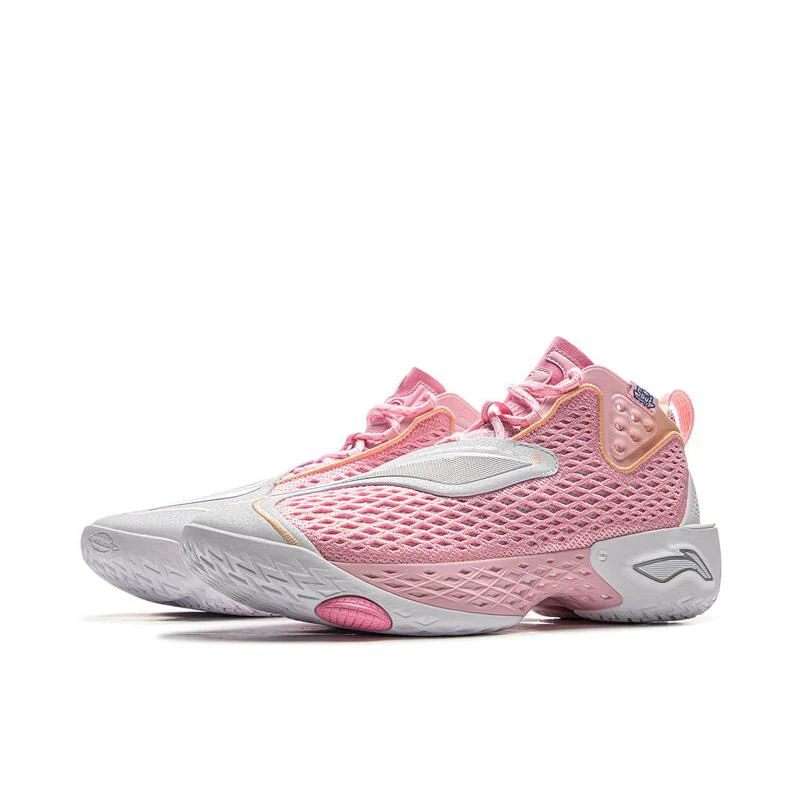 Li-Ning Badfive 5 - Pink/White - Image 2