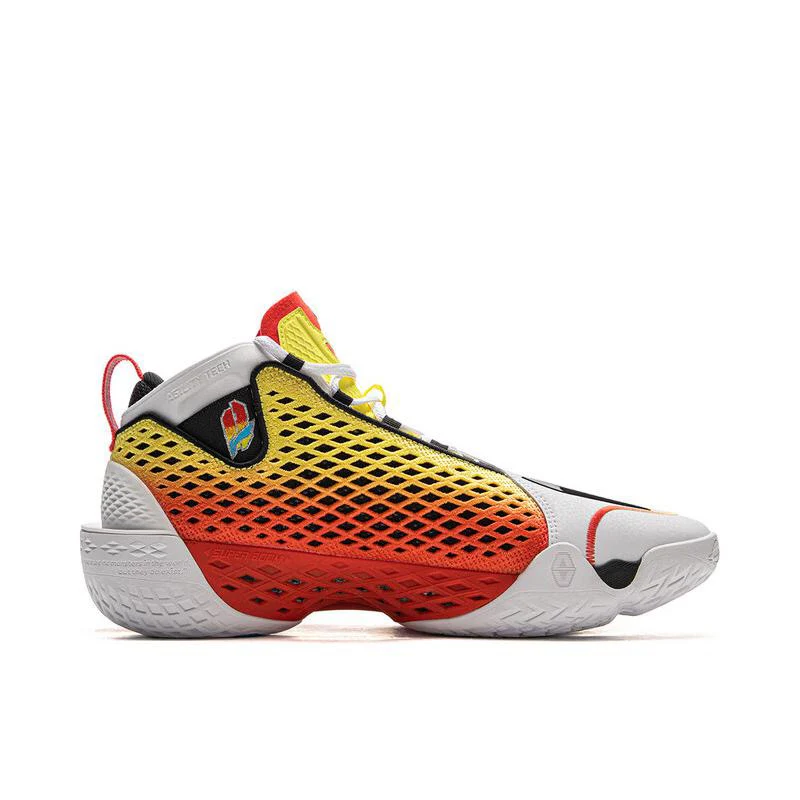 Li-Ning Badfive 5 - Yellow/White/Red - Image 6