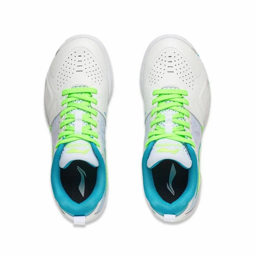 Li-Ning Eagle Eye 2.0 Pro Table Tennis Shoes - White/Cyan - Image 5